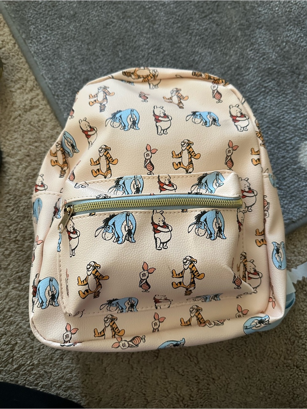 Disney Pink Winnie the Pooh Character Mini Backpack